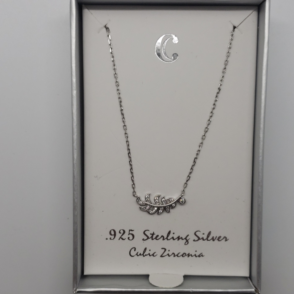 Charming Charlie Necklace Sterling Silver. NWT